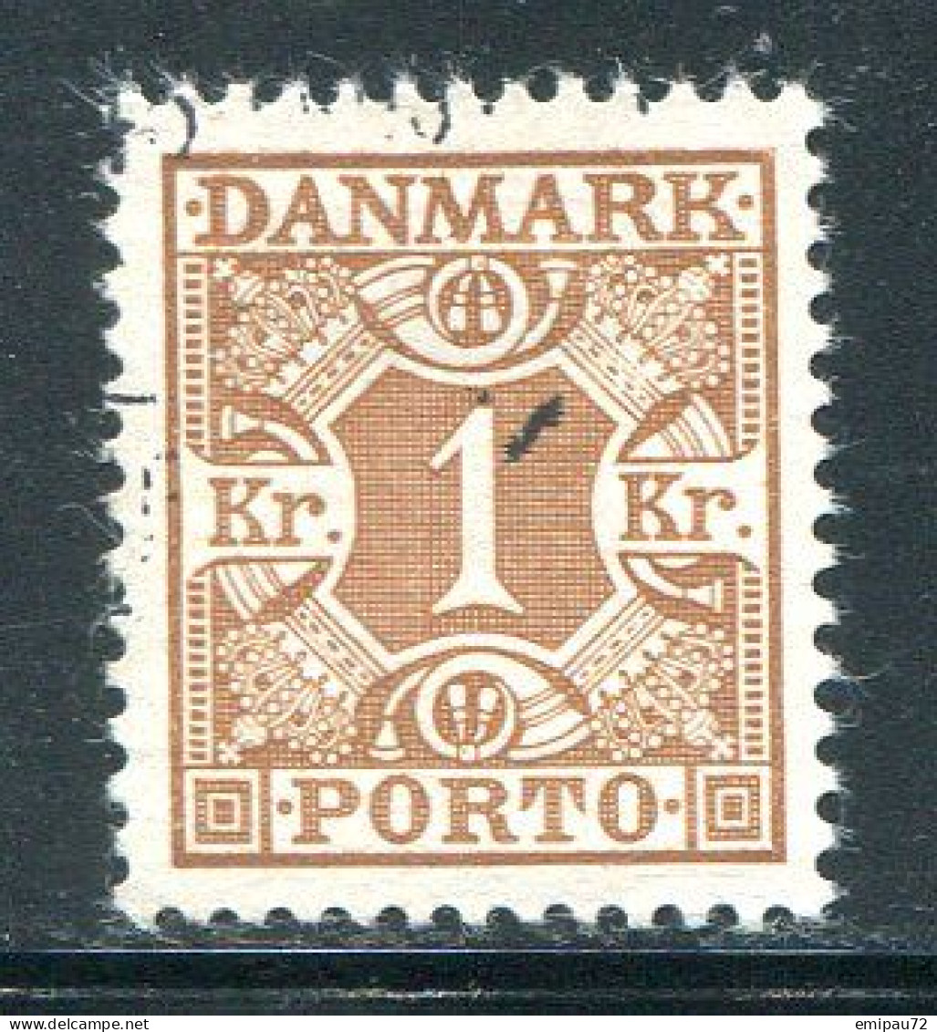 DANEMARK- Timbre Taxe Y&T N°33- Oblitéré - Strafport