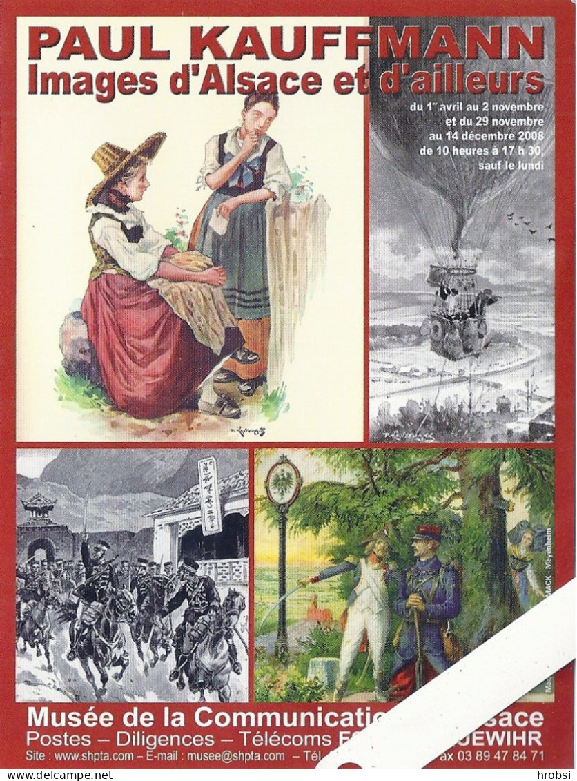 Illustrateur Kauffmann Paul, Pub Livre Images D'Alsace Et D' Ailleurs, Voir Verso - Kauffmann, Paul