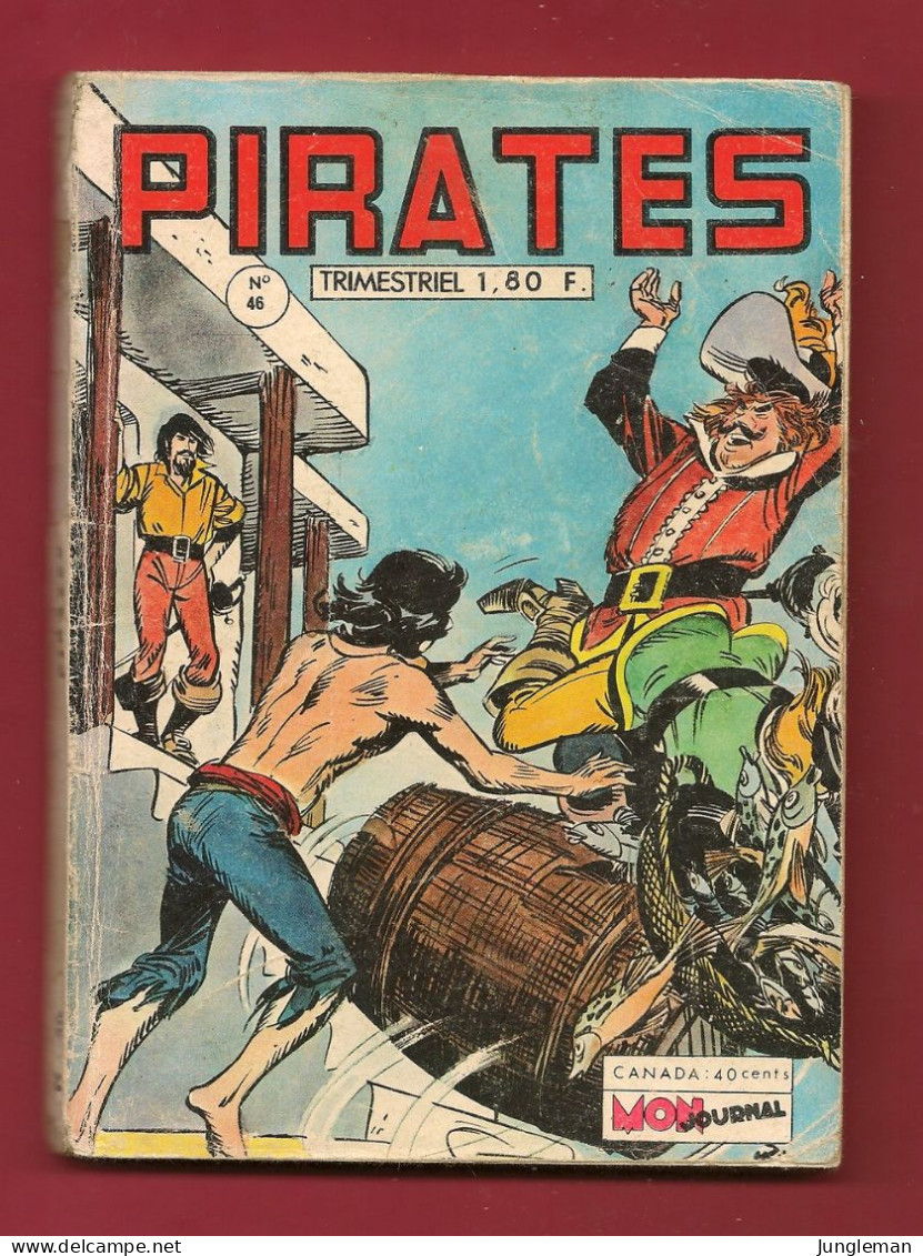 Pirates N°46 - Editions Aventures Et Voyages - Avec Walter De Lisle - Capt'ain Vir-de-Bor - Les Crocodiles - Mai 1972 - Pirates