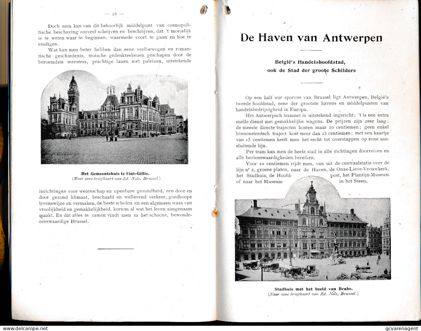 GIDS - REIZEN IN BELGIE - BRUSSEL EN ANTWERPEN =  32 BLZ = 19 X 12 CM       LOOK SCANS - Tourism