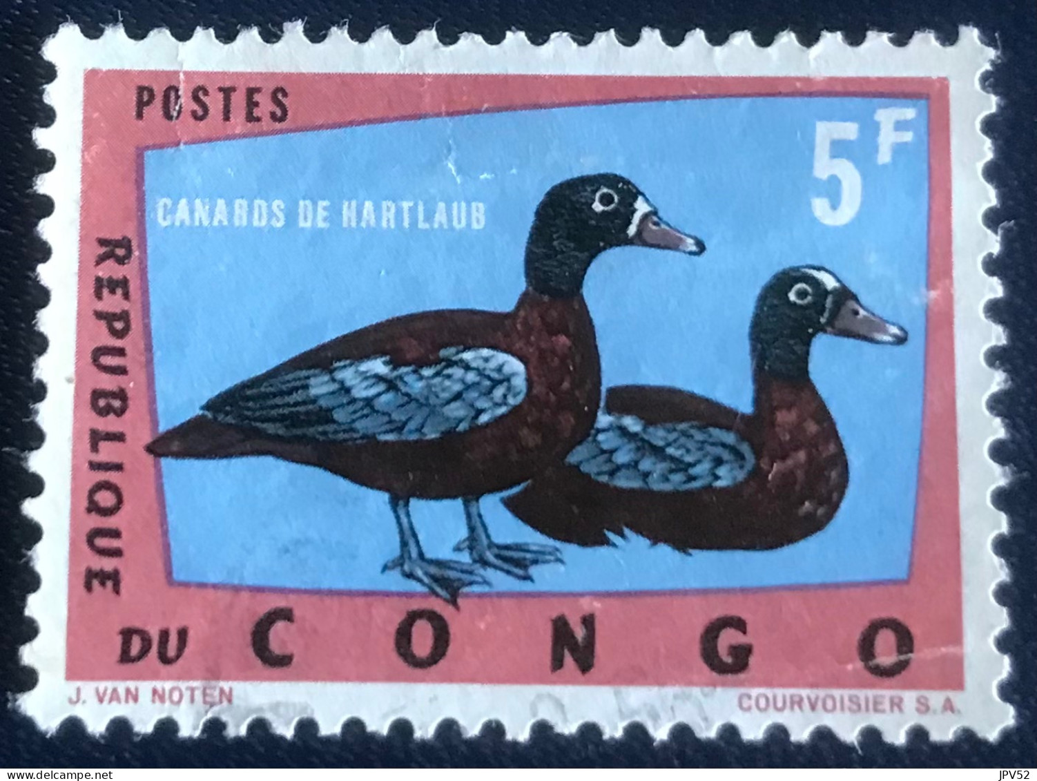 République Du Congo - C3/36 - 1963 - (°)used - Michel 142 - Beschermde Dieren - Gebraucht