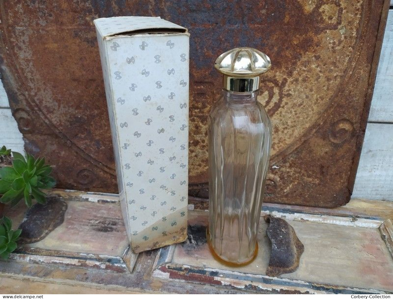 Ancien Flacon Parfum Jean Patou Paris l'Heure Attendue