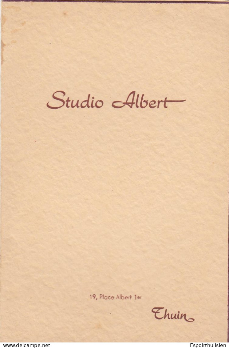 POCHETTE POUR PHOTOGRAPHIE - STUDIO ALBERT - 19 PLACE ALBERT 1 ER THUIN - USAGEE ( 48 ) - Supplies And Equipment