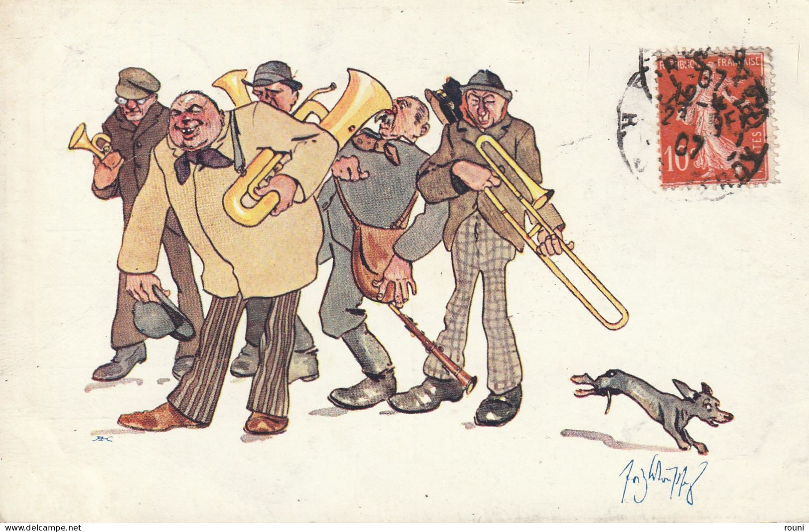 Illustrateur SCHONPFLUG   - MUSICIENS - Schoenpflug, Fritz