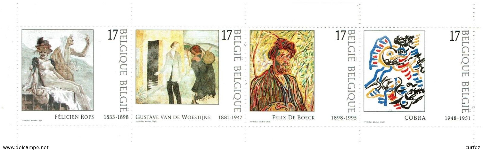 BELGIQUE 1998 - 200è Anniversaire Musées Royaux - 1991-2000