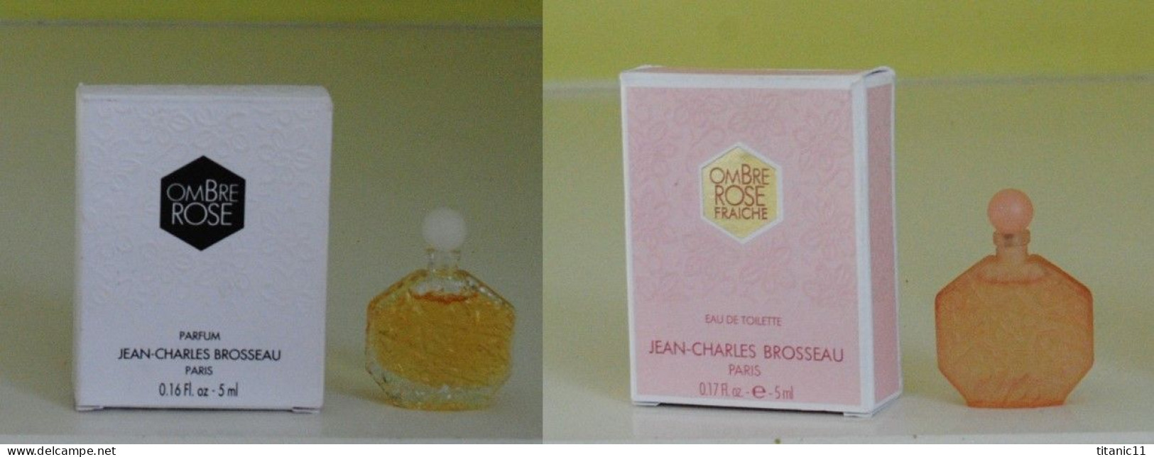 Port Gratuit - Lot De 2 Miniatures De Jean-Charles Brosseau (France) - Mignon Di Profumo Donna (con Box)