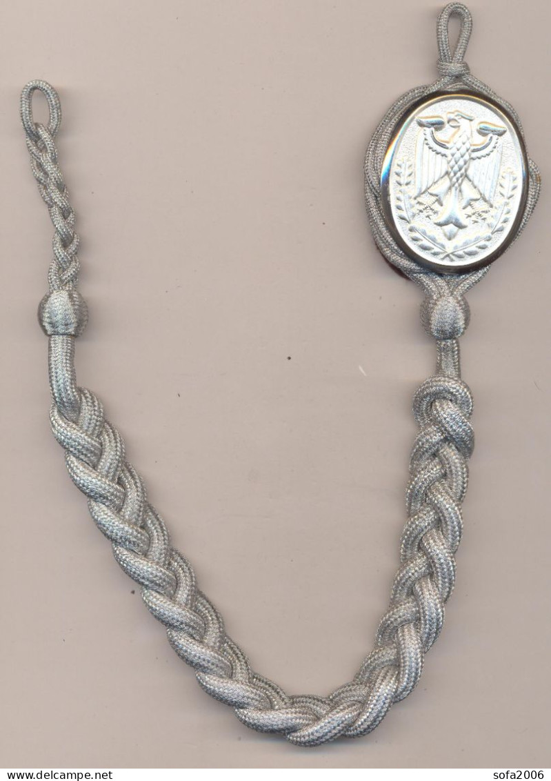 Germany. Bundeswehr. Reward .Eagle. Schuetzenschnur. Shooting Cord.II Klass. Silver . - Autres & Non Classés