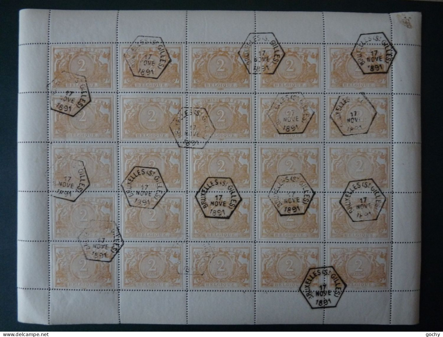 BELGIUM : Lot CF N° 14  USED      REPRO?? 1882 / 1894 - Other & Unclassified