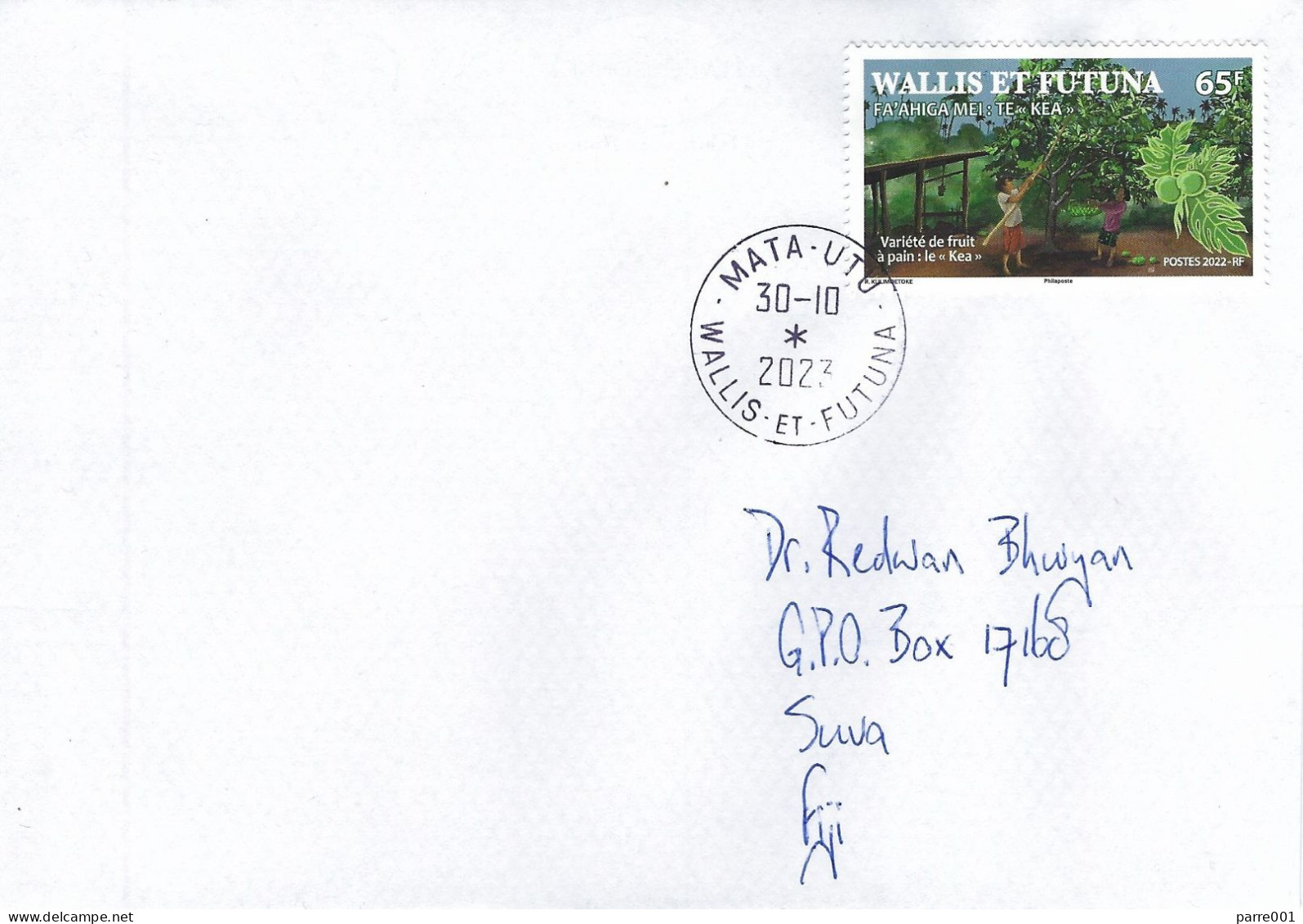 Wallis Et Futuna 2023 Mata Utu Breadfruit Artocarpus Altilis Variety Kea Cover - Cartas & Documentos