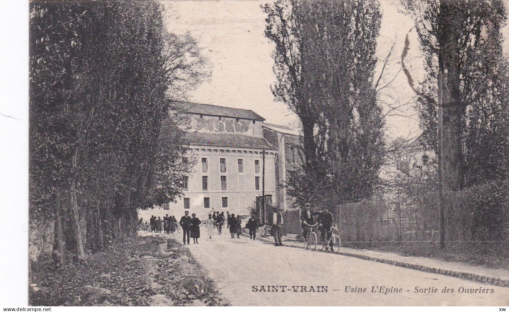 SAINT-VRAIN -91- Usine L'Epine - Sortie Des Ouvriers - Animation - A17380/81 - Saint Vrain