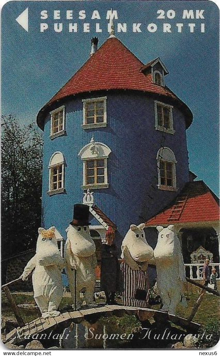 Finland - Turku (Magnetic) - D74B - The Moomin House, Cn.5020, Exp.12.1997, 20Mk, 9.000ex, Used - Finnland