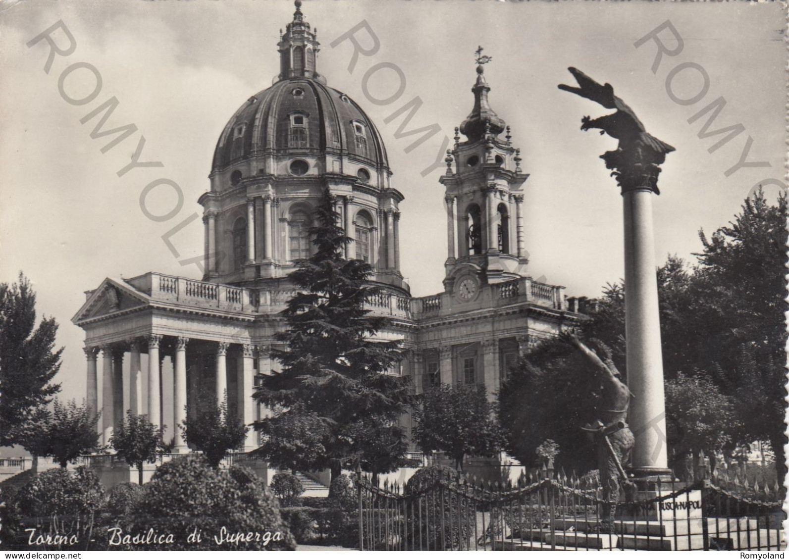 CARTOLINA  TORINO,PIEMONTE-BASILICA DI SUPERGA-STORIA,MEMORIA,CULTURA,RELIGIONE,BELLA ITALIA,NON VIAGGIATA - Églises