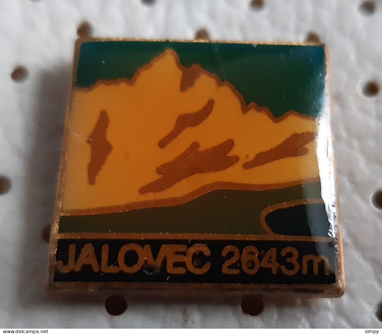 Jalovec 2643m Alpinism Mountaineering Slovenia  Vintage Pin - Alpinisme, Beklimming