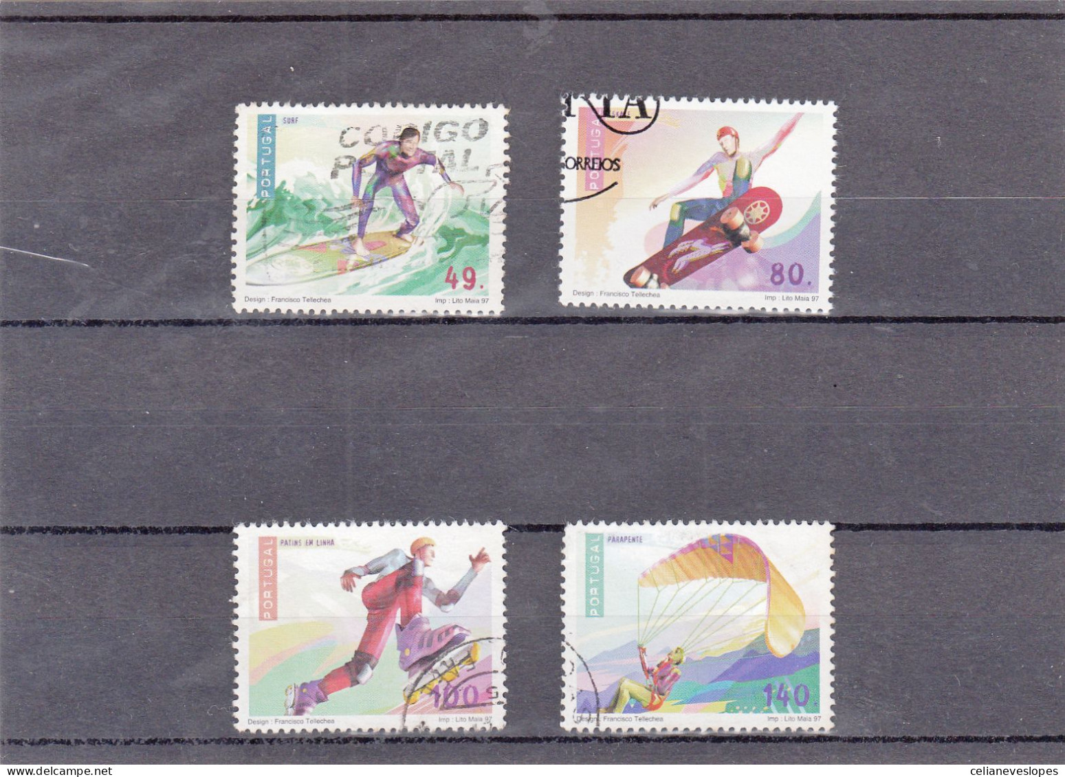 Portugal, Desportos Radicais, 1997, Mundifil Nº 2416 A 2419 Used - Gebraucht