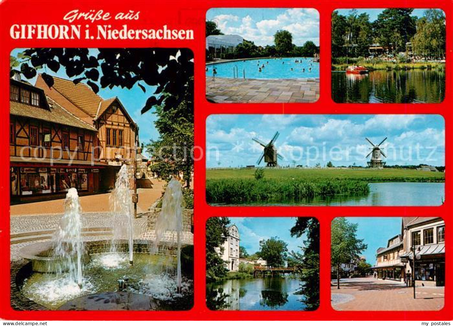 73836112 Gifhorn Springbrunnen Freibad Windmuehlen Ortsmotiv Gifhorn - Gifhorn