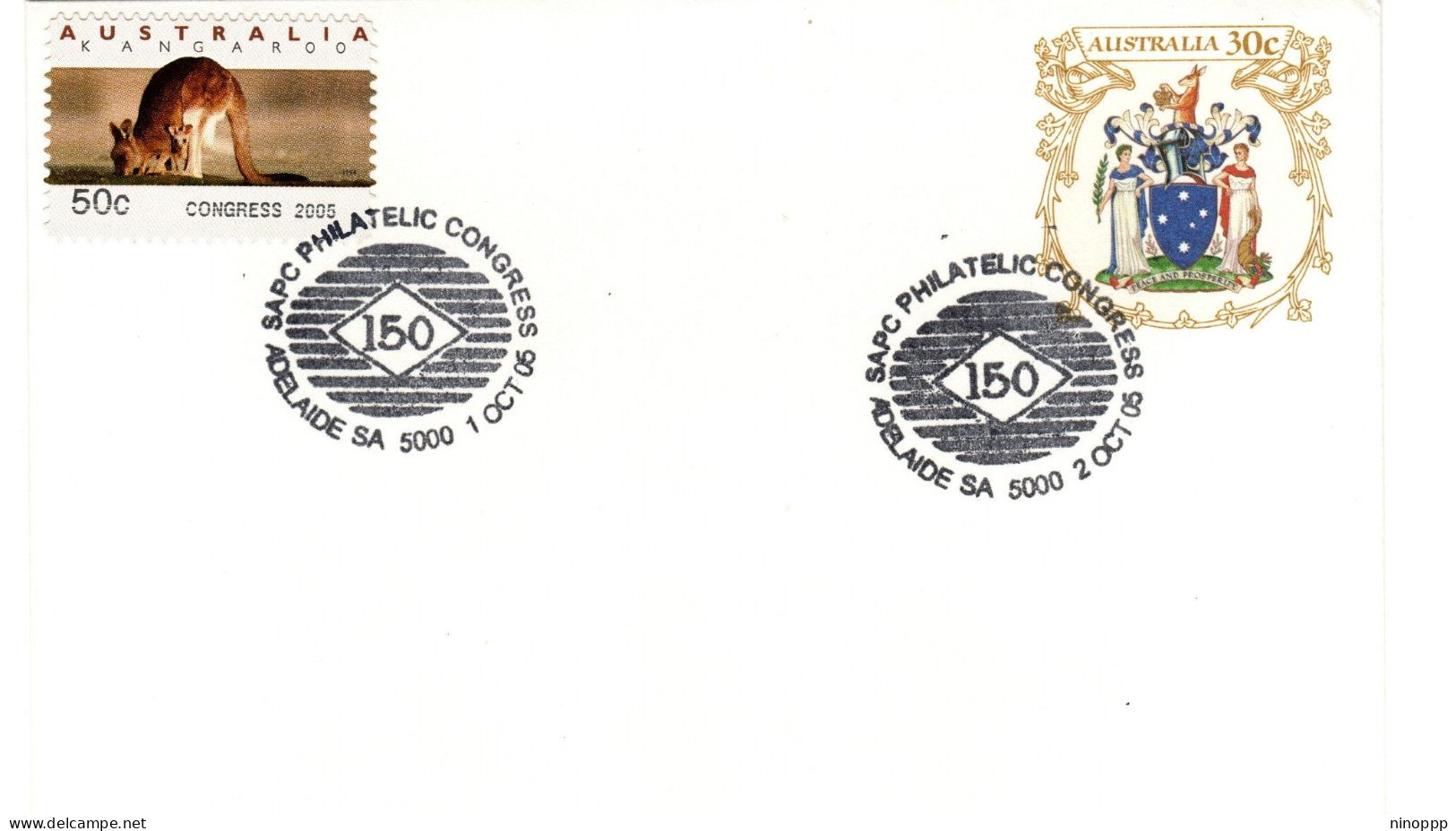 Australia 2005 SAPC Philatelic Congress,Adelaide Postmark - Bolli E Annullamenti