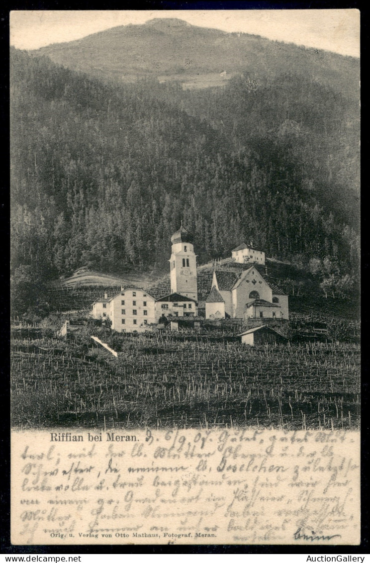 Antichi Stati Italiani - Lombardo Veneto - Territori Italiani D'Austria - Riffien (P.ti 8) - Cartolina (veduta Fotografi - Altri & Non Classificati