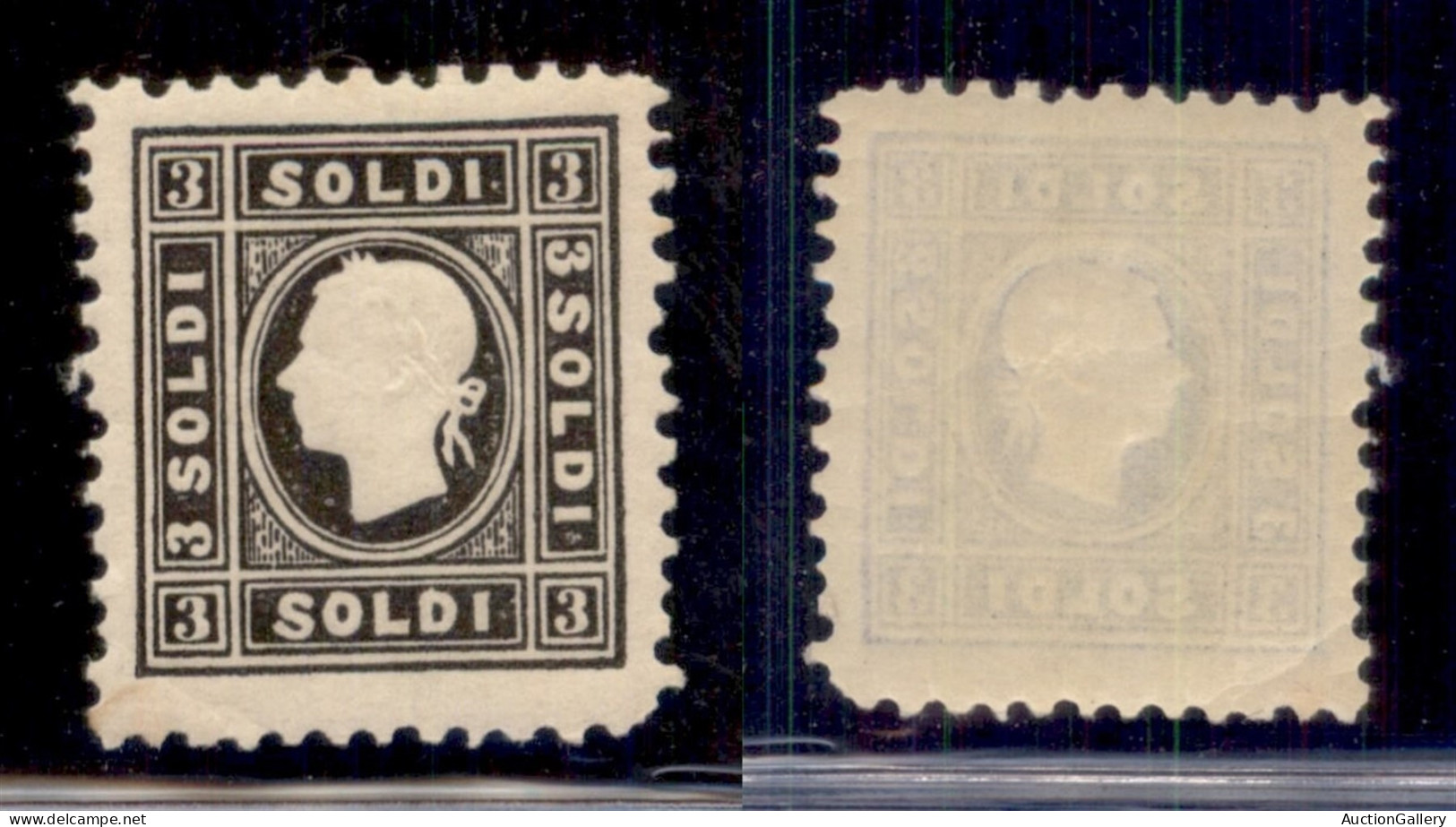 EUROPA - AUSTRIA - 1859 - Ristampe - 3 Soldi (11/II) - Gomma Integra - Altri & Non Classificati