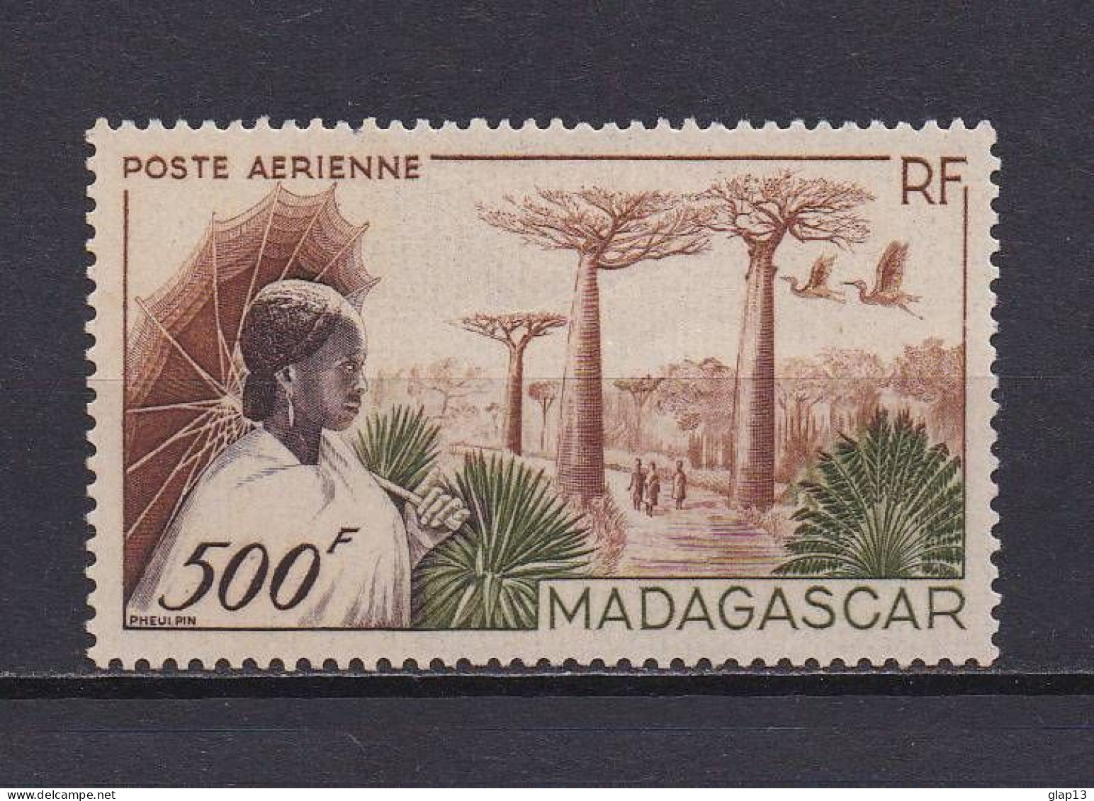 MADAGASCAR 1952 PA N°73 NEUF** PAYSAGE - Aéreo