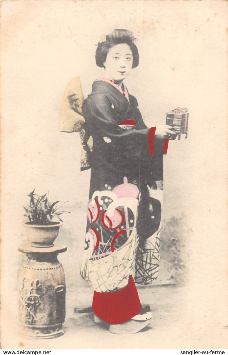 CPA JAPON / FEMME JAPONAISE GEISHA  / JAPAN - Autres & Non Classés