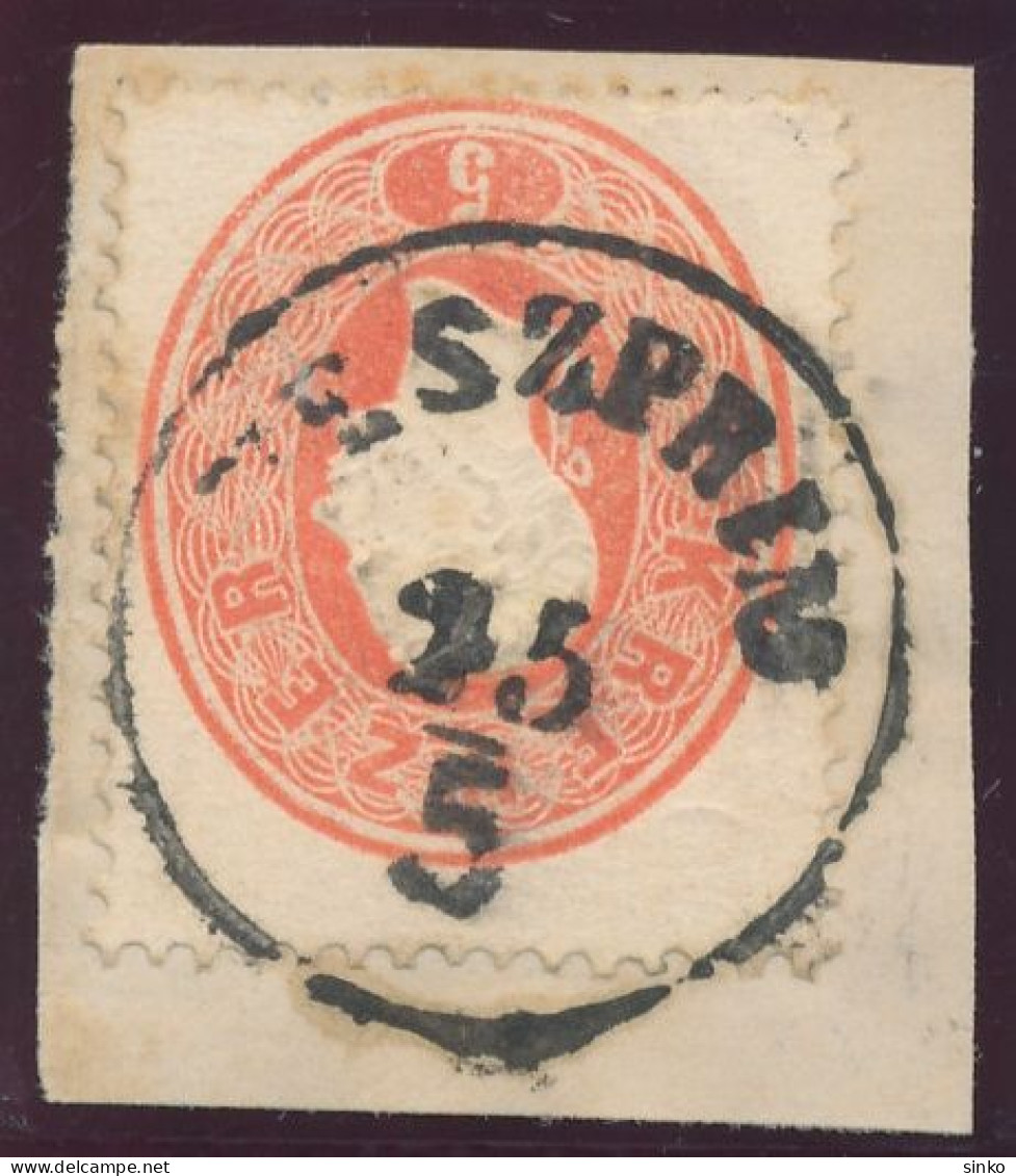 1861. Typography With Embossed Printing 5kr, VESZPRIM - ...-1867 Préphilatélie