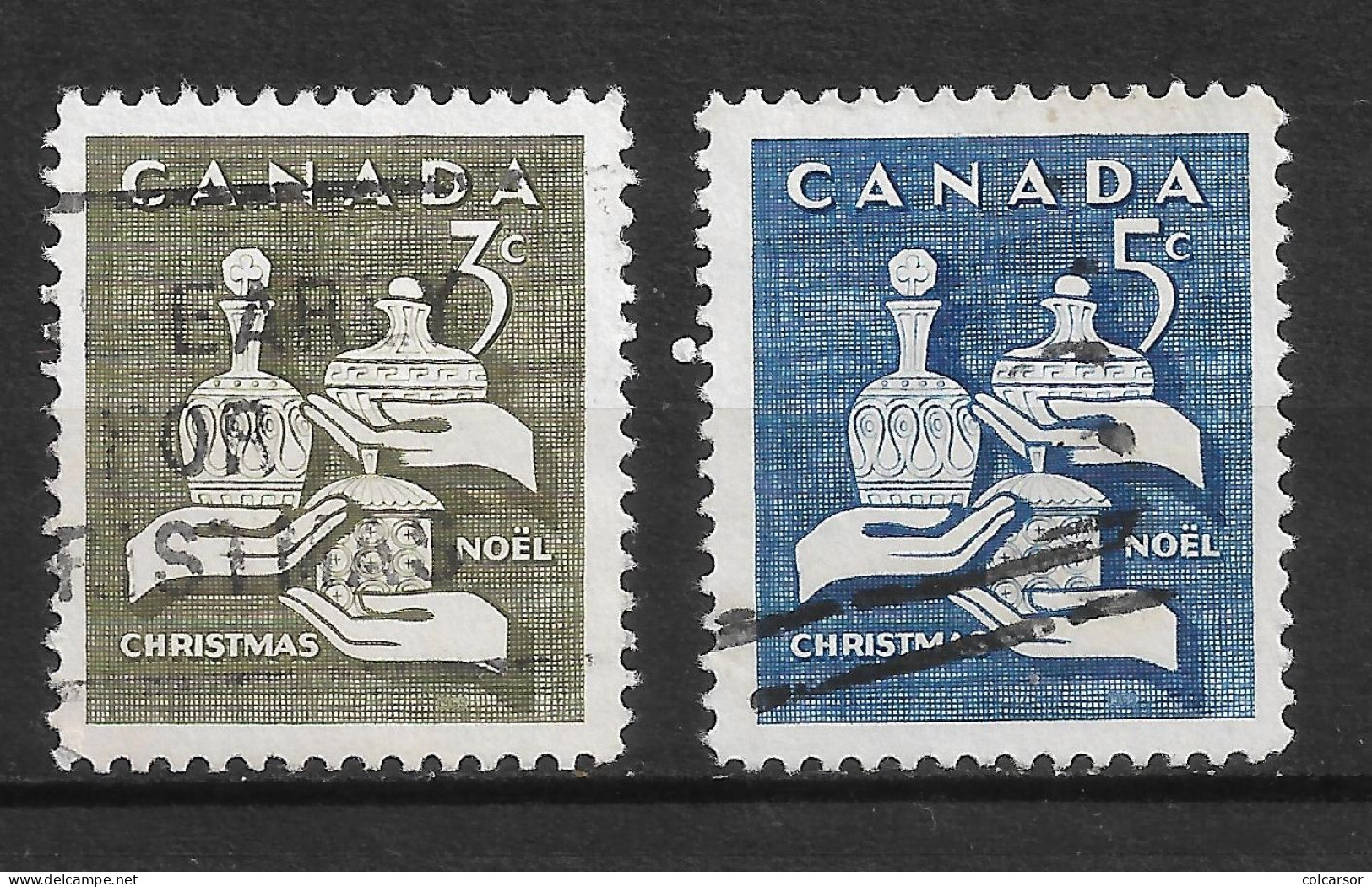 "CANADA  N° 367/68   "  NOEL " - Gebraucht