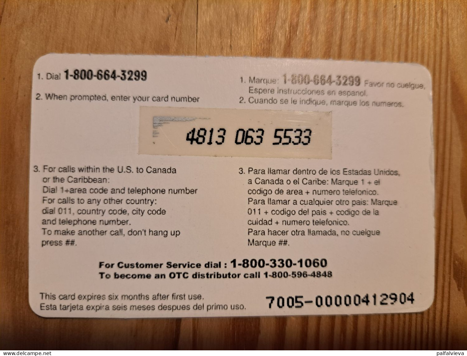 Prepaid Phonecard USA, OTC - Africa - Other & Unclassified