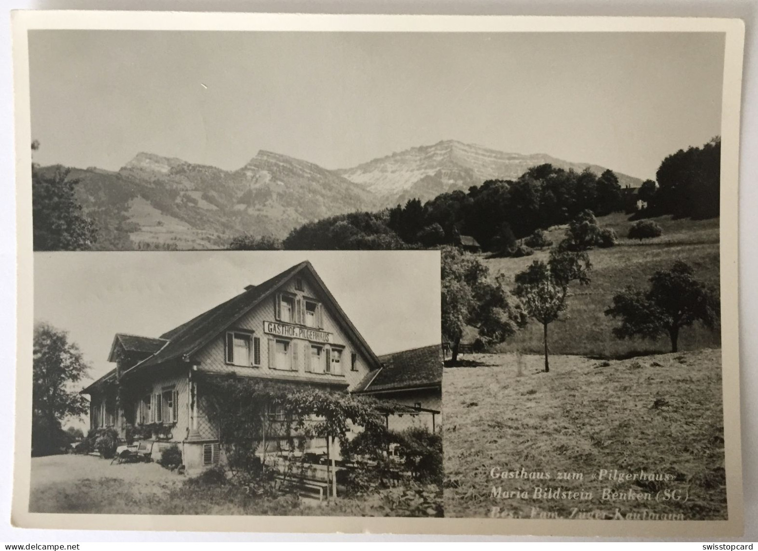 BENKEN Gasthaus Zum Pilgerhaus Maria Bildstein Bes.: Fam. Züger-Kaufmann - Benken