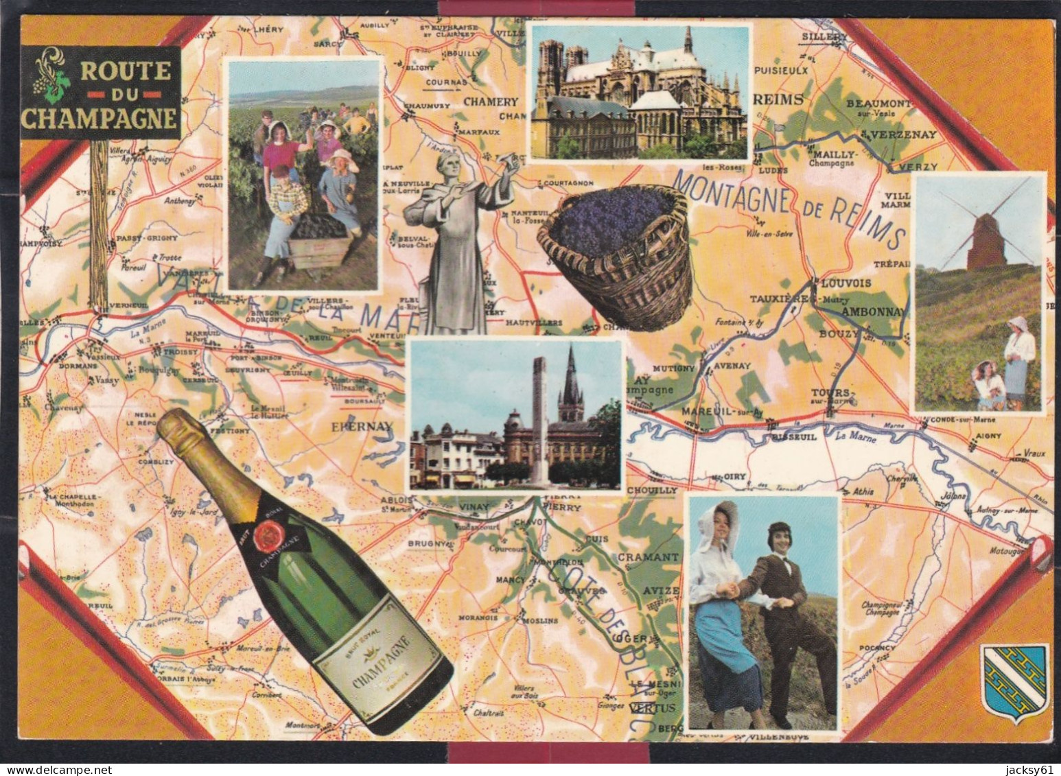 51 - Carte De La Champagne - Champagne - Ardenne