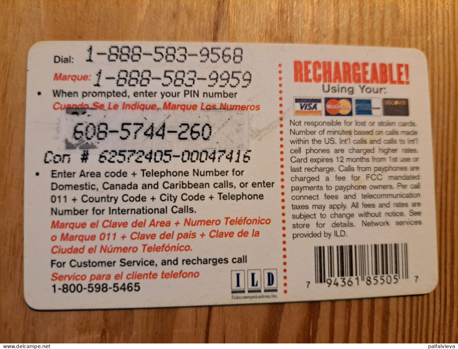 Prepaid Phonecard USA, ILD, Call 'n Carry - Other & Unclassified