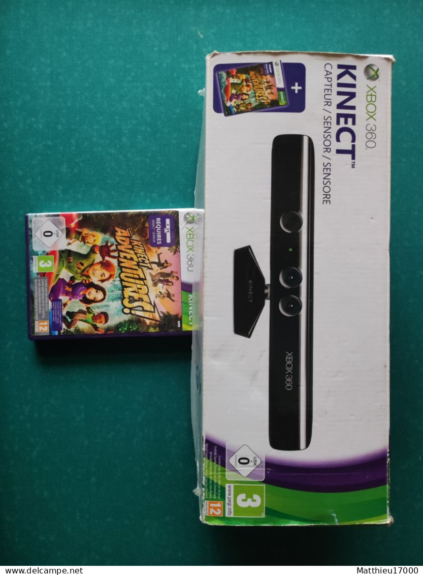 Kinect XBOX 360 + Kinect Adventures (jeux) - Accesorios