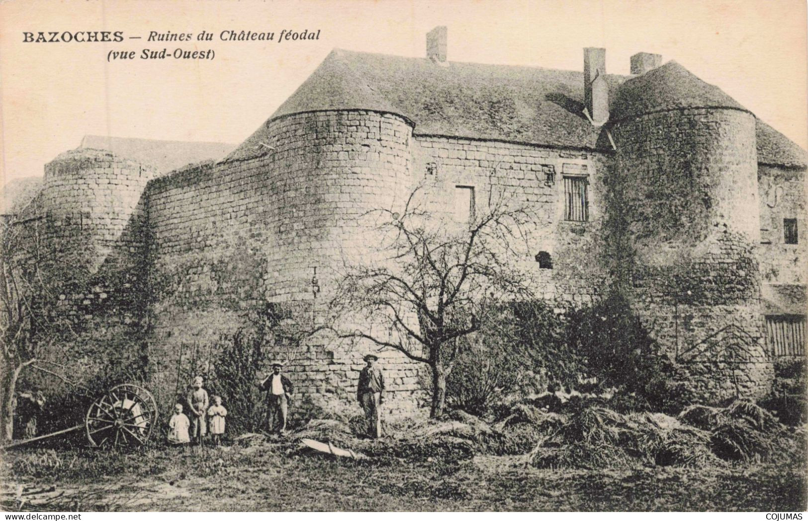 61 - BAZOCHES _S25449_ Ruines Du Château Féodal - Vue Sud Ouest - Bazoches Sur Hoene