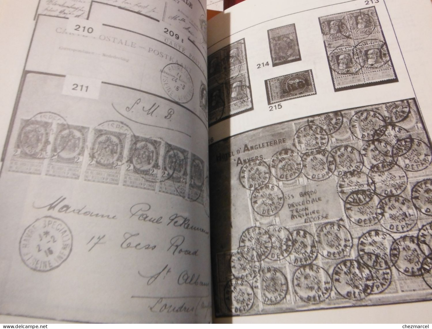BELGIQUE-2 livres initiation aux classiques belges -les emissions de 1893 -1905 leurs marques postales