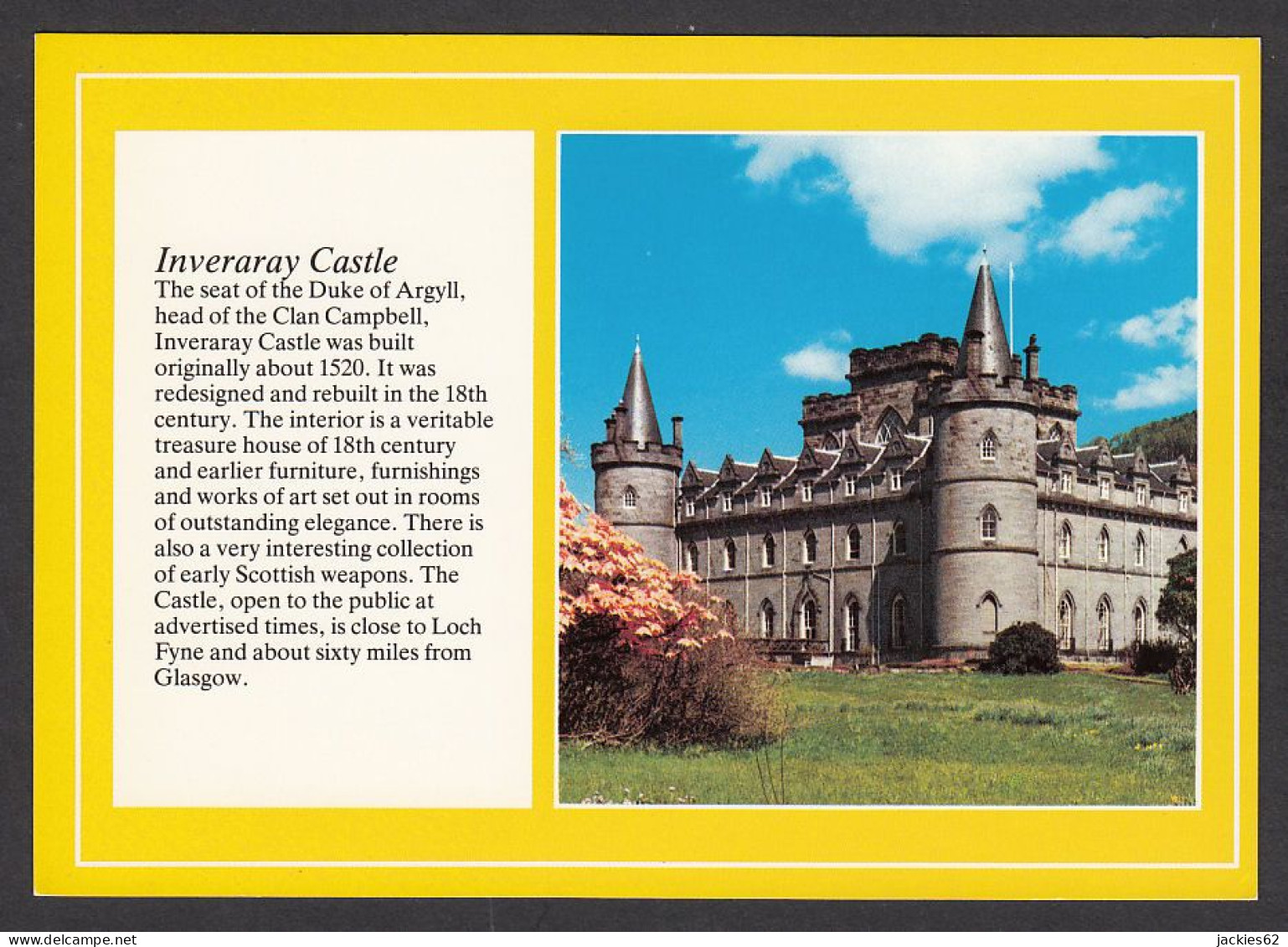 111185/ INVERARAY, Castel  - Argyllshire