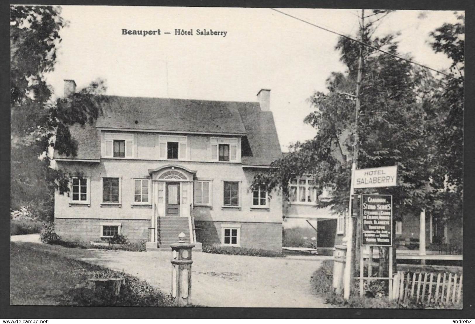 Beauport  Québec - C.P.A. Hôtel Salaberry Sur La Rue Royale - Québec - Beauport