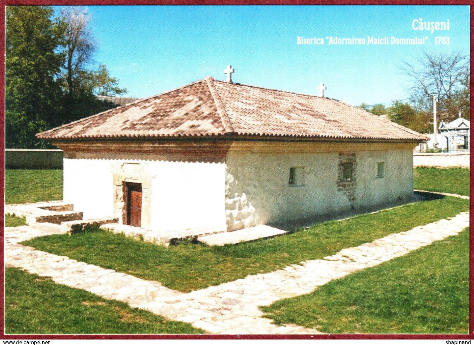 Moldova 2023 "260th Anni. Church Of The Assumption Of The Virgin Mary.Căușeni" Postcard Quality:100% - Moldavië