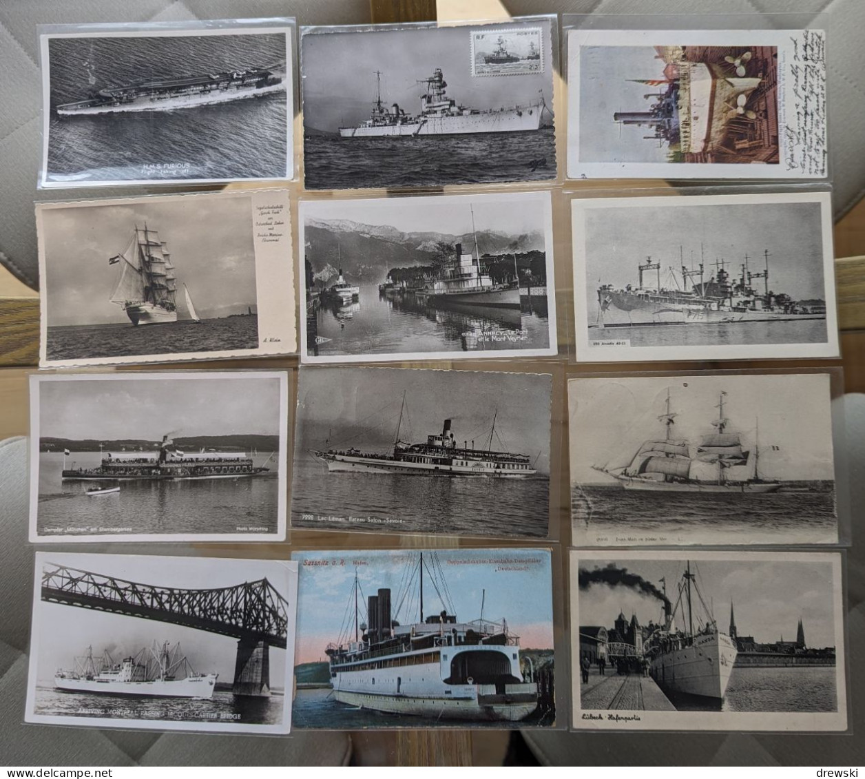 SHIPS & BOATS - 174 different postcards - Retired dealer's stock - ALL POSTCARDS PHOTOGRAPHED