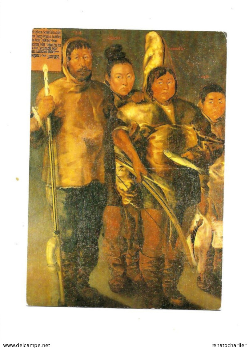 Greenlanders,painted 1654 - Greenland