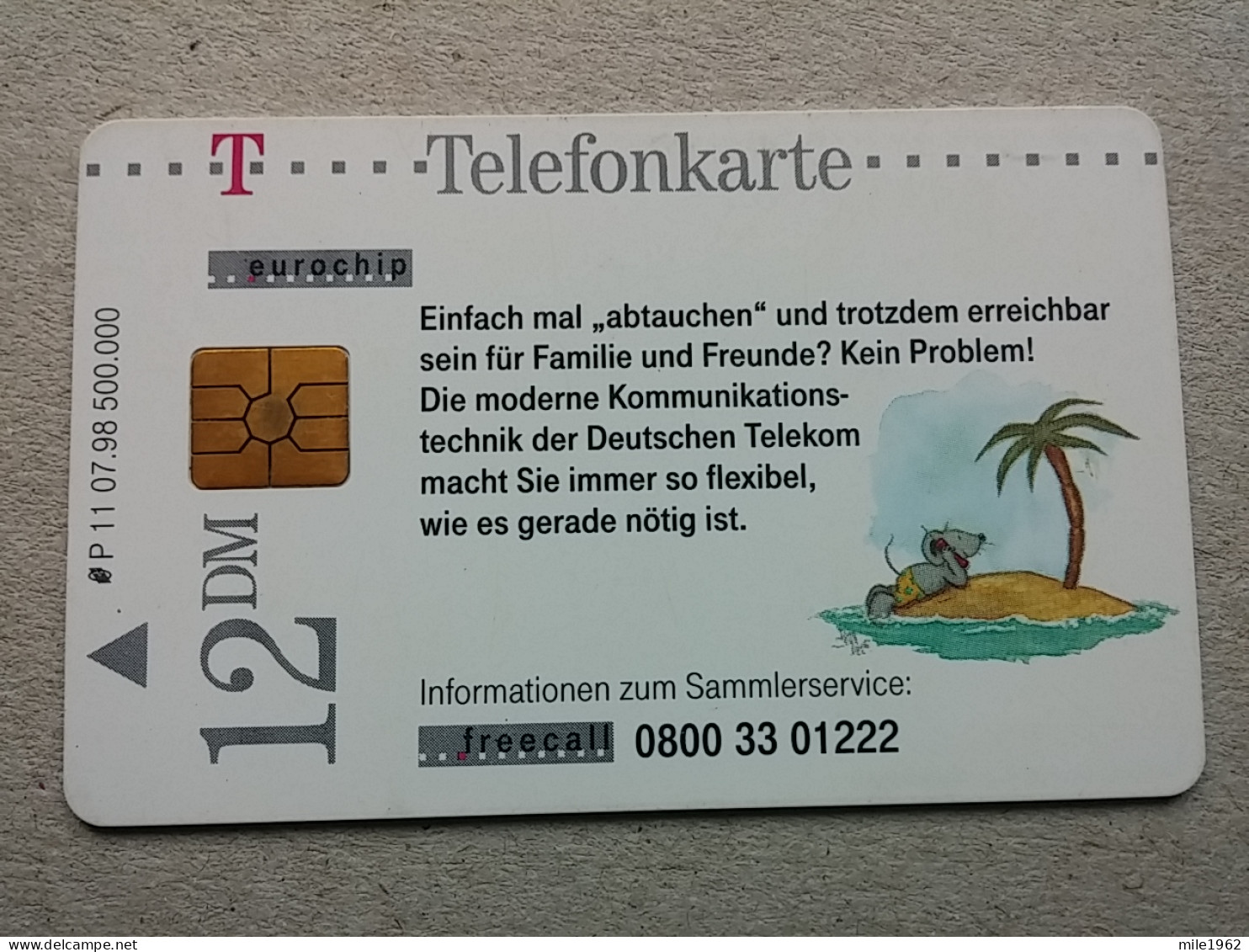 T-596 - GERMANY, Telecard, Télécarte, Phonecard, MAUS, MOUSE, SOURIS - Andere & Zonder Classificatie