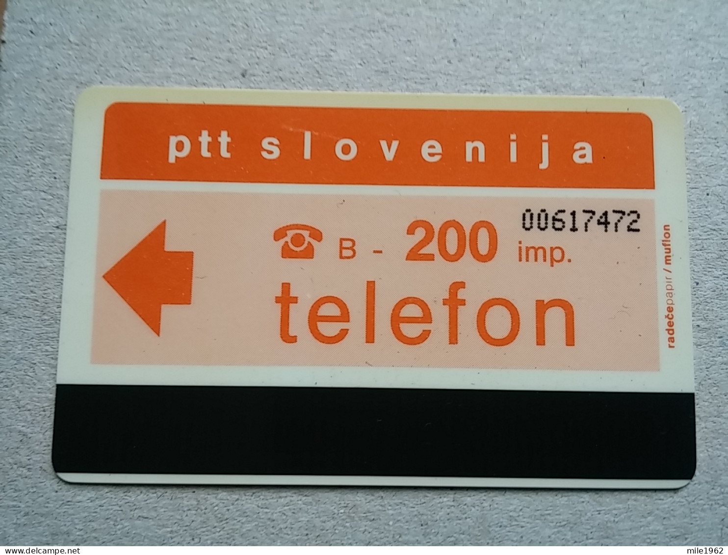 T-598 - SLOVENIA Telecard, Télécarte, Phonecard,  -  - Slowenien