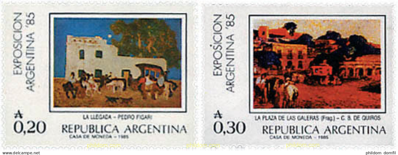 50125 MNH ARGENTINA 1985 ARGENTINA 85. EXPOSICION FILATELICA INTERNACIONAL - Nuevos