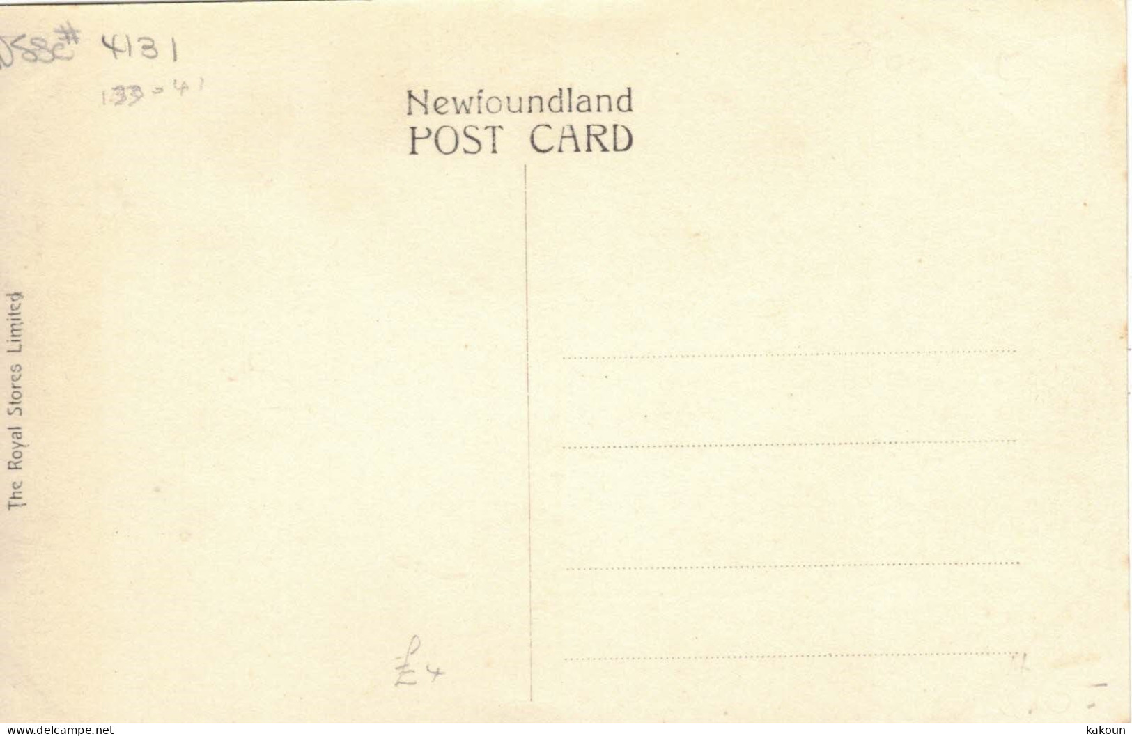 Four Views Of  Newfoundland, The Royal Stores Limited, Unused . (D207) - Andere & Zonder Classificatie