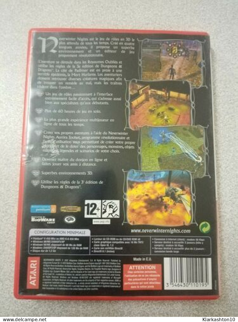 PC CD-Rom - Neverwinter Nights (Atari) - Jeux PC