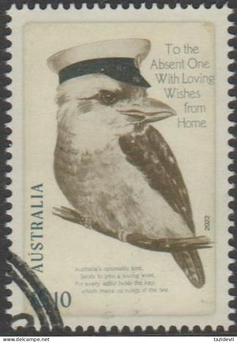 AUSTRALIA - USED 2022 $1.10 Postcards To The Front - Sailor Kookaburra - Gebraucht