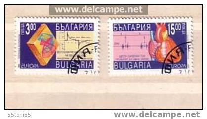 1994 EUROPA -Cept 2 V. - Used(O)  BULGARIA / Bulgarie - Gebraucht