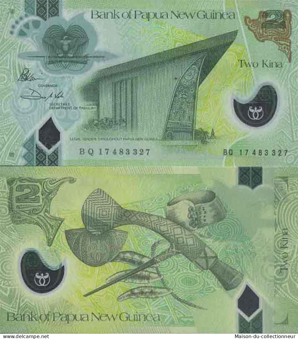 Billet De Banque Collection Papouasie Nouvelle Guinée - W N° 50 - 2 Kina - Papouasie-Nouvelle-Guinée
