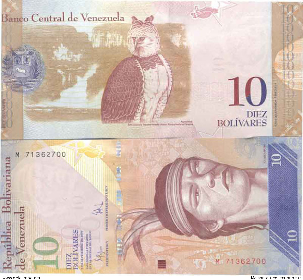 Billet De Banque Collection Venezuela - PK N° 90 - 10 Bolivares - Venezuela