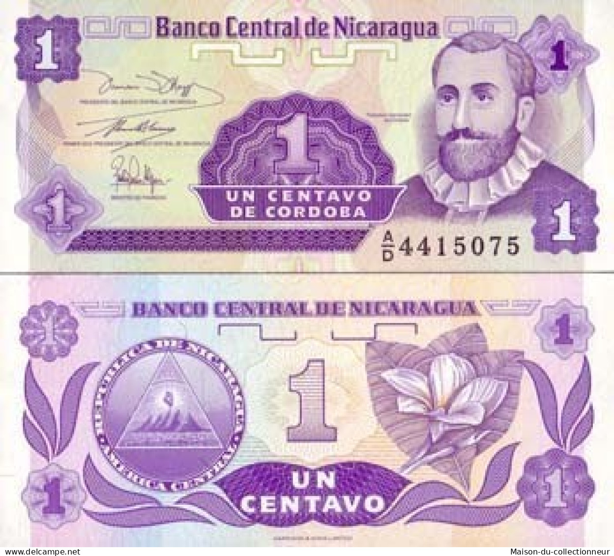 Billets De Banque Nicaragua Pk N° 167 - 1 Centavo - Nicaragua