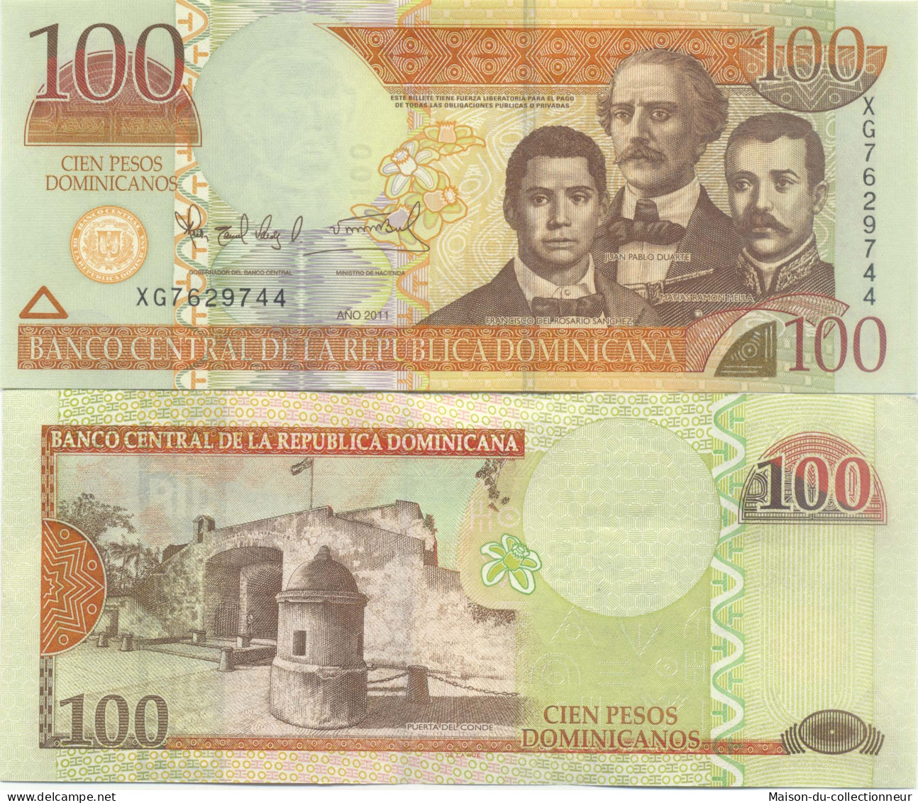 Billets De Banque Dominicaine Repu. Pk N° 184 - 100 Pesos - Dominicaine
