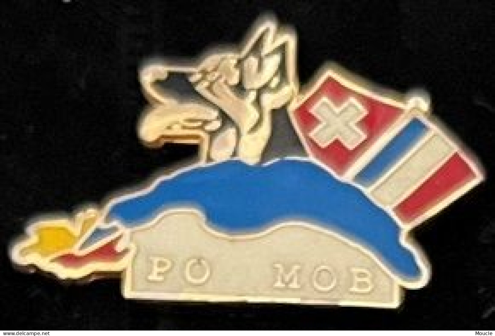 POLICE - GENDARMERIE - CHIEN - DOG - HUND - CANE - PO MOB - LAC LEMAN - SUISSE - FRANCE - BERGER ALLEMAND -   (ROSE) - Police